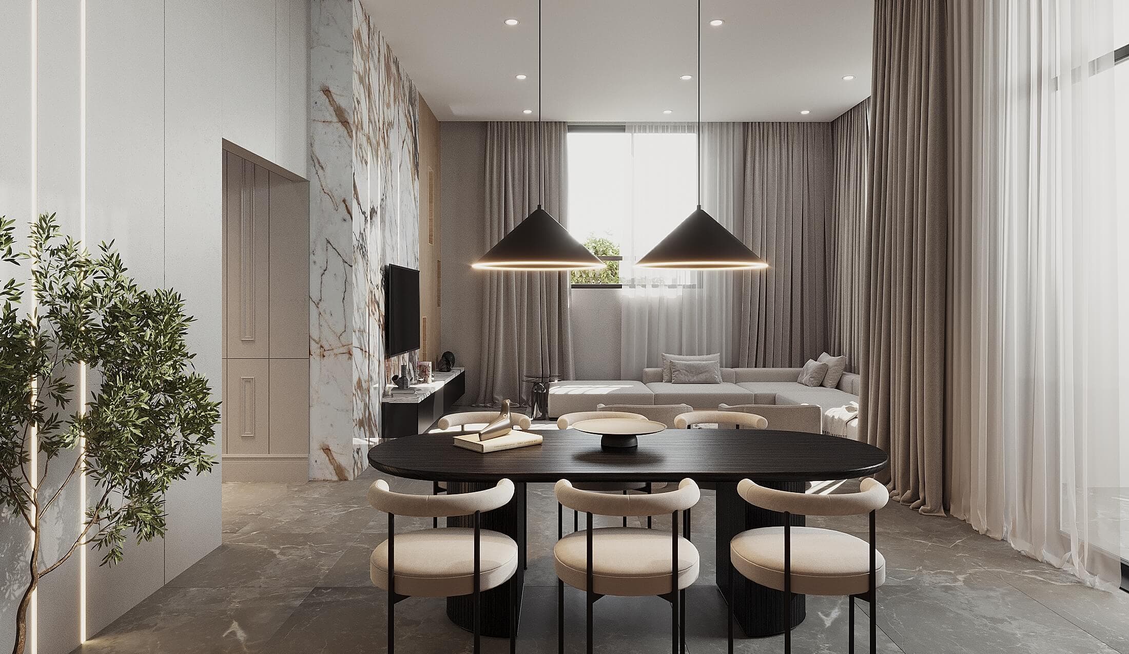 Apartament w Katarze — detal 2